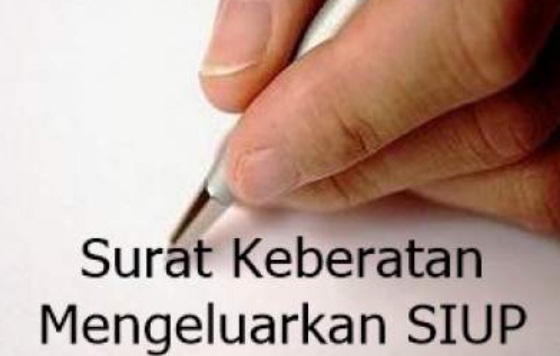 Contoh Surat Keberatan Mengeluarkan SIUP, NPWP, TDP