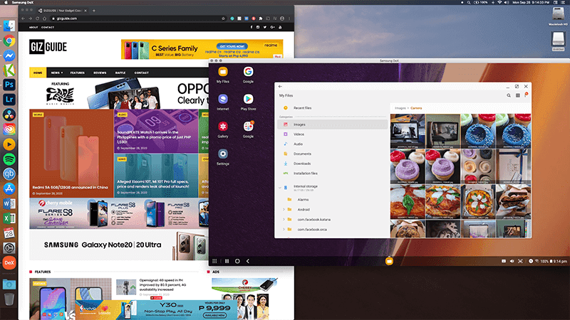 Samsung DeX on MacOS Samsung DeX on MacOS
