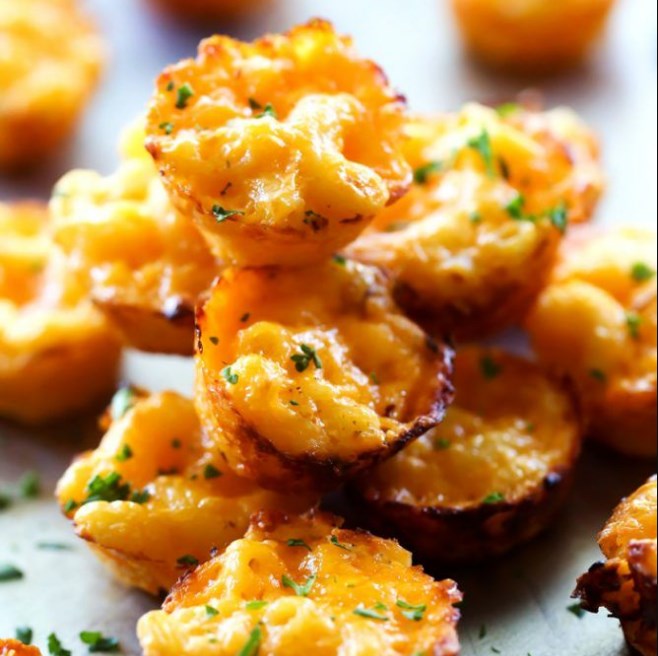 Homemade Mac and Cheese Bites #fingerfood #party