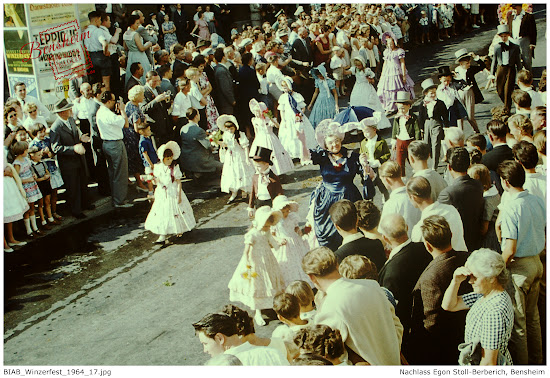 Bergsträßer Winzerfestumszug, Bensheim, 1964, Nachlass Egon Stoll-Berberich