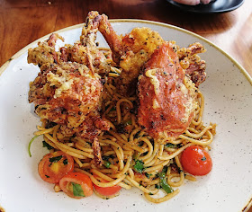The Butler's Pantry, Rowville, soft shell crab spaghetti