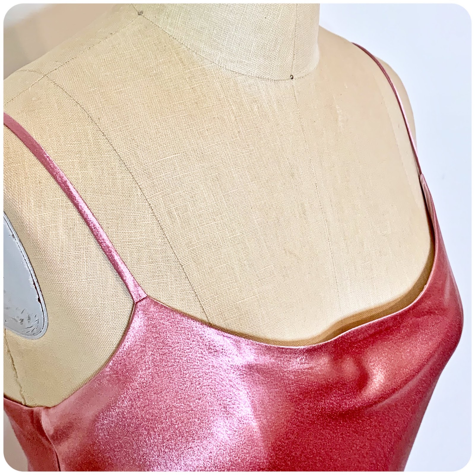 lined slip dress