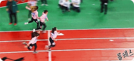 [아육대] 여자 릴레이 최강자 오마이걸.gif | 인스티즈