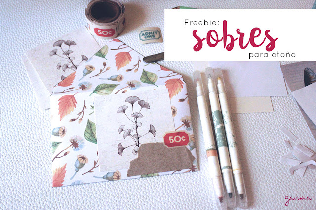 Freebie: Sobres de Otoño Para Snail Mail