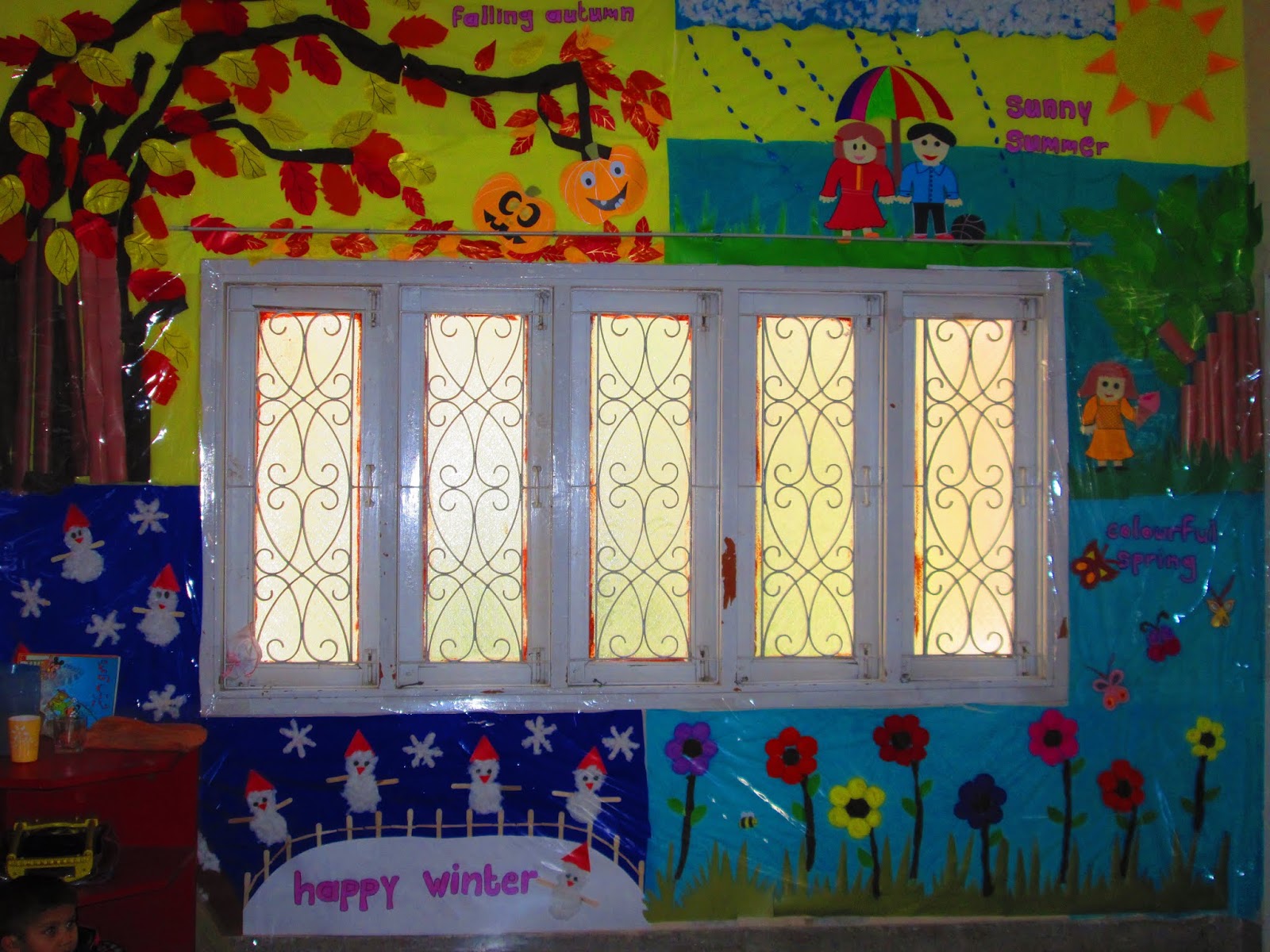 Educational Blog Decoration Ideas For Kindergarten Walls And Windows