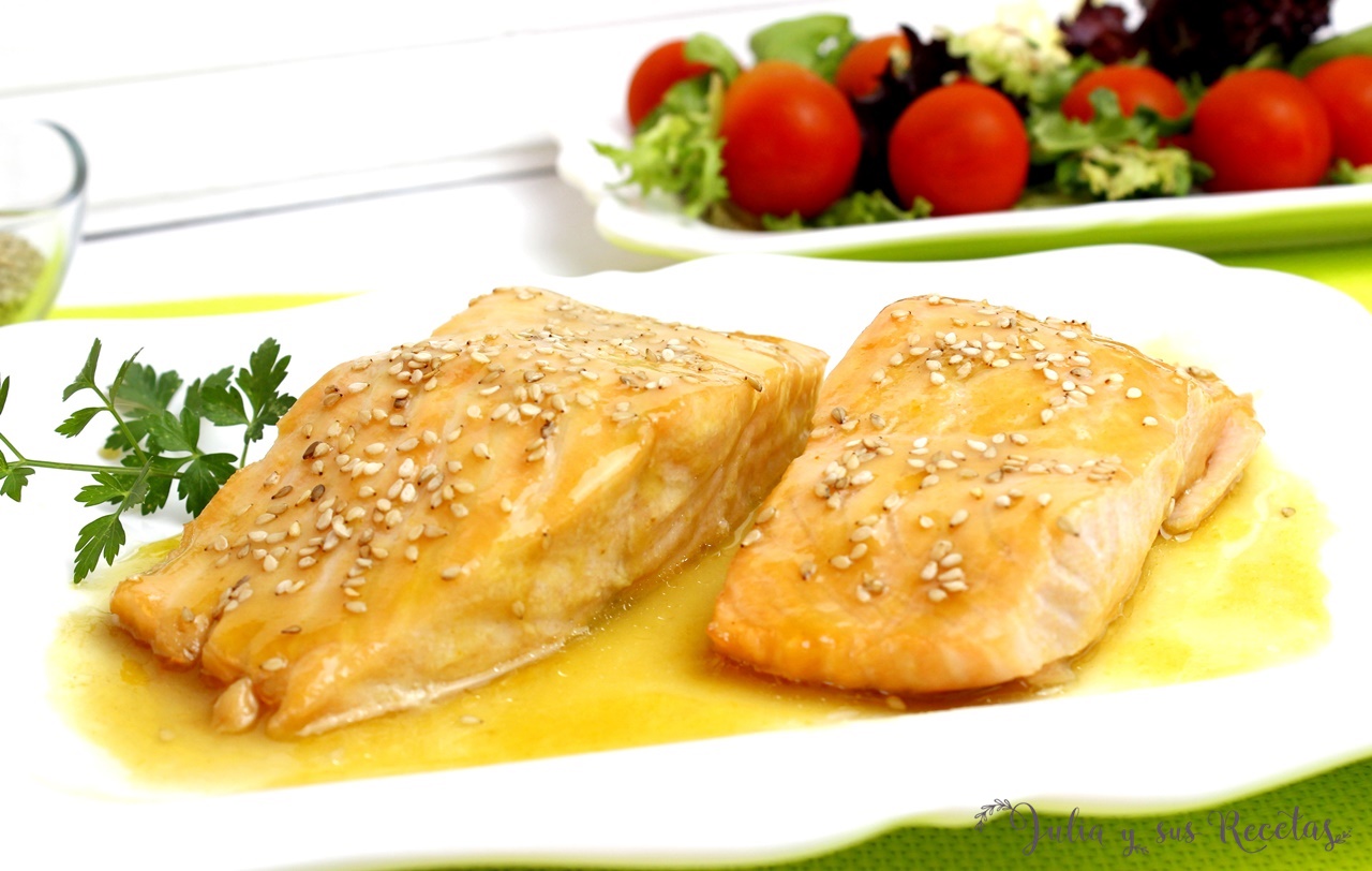 JULIA Y SUS RECETAS Salmón al