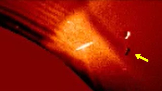 Mysterious Object shooting out of the Sun  Ufo-sun-space-anomalies