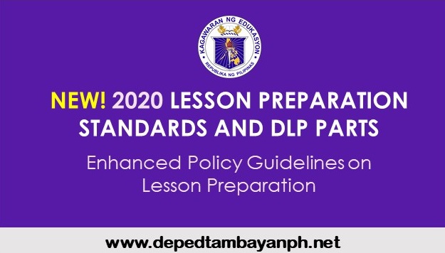 DepED's New Lesson Preparation Standards and DLP Parts