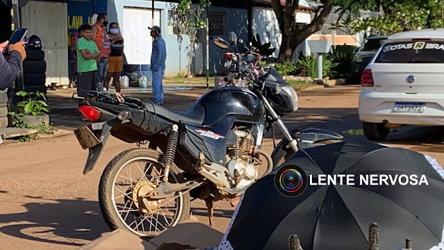 Três pessoas ficam feridas em acidente com motos na zona sul da capital – FOTOS E VÍDEO