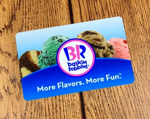 Giveaway! Baskin-Robbins Ice Cream Gift Card ~ Planet Weidknecht