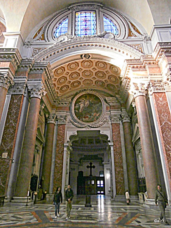 a rich tapestry The Church of Santa Maria degli Angeli, Rome