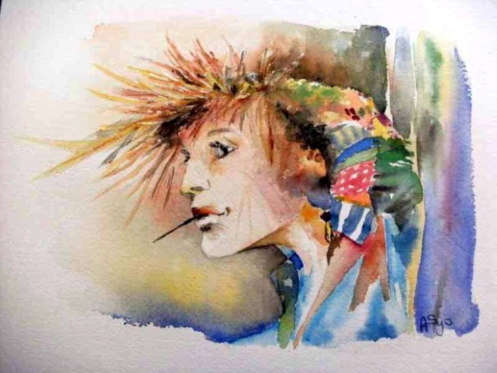 Stephane Heurion. Рисунки акварелью 18 Stephane Heurion. Рисунки акварелью 17