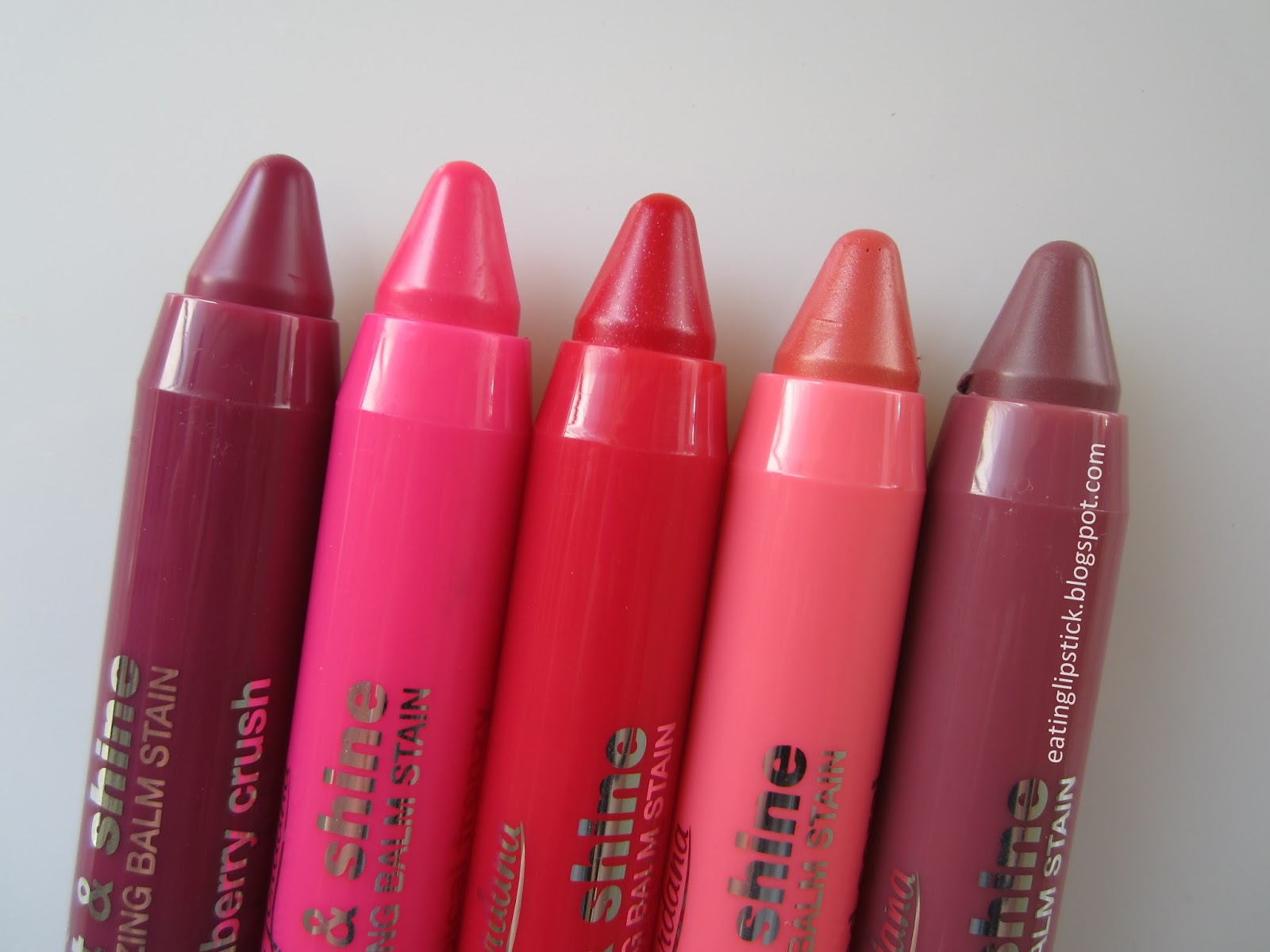 Eating Lipstick Jordana Twist and Shine Moisturizing Balm Stains