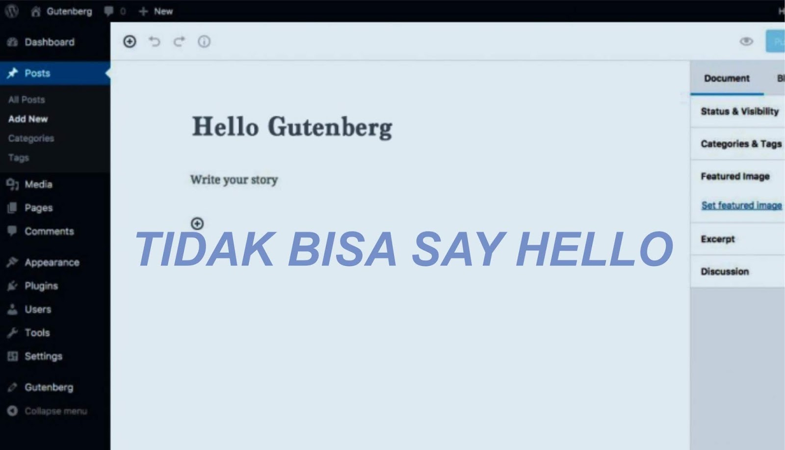 Upgrade WordPress Tidak Bisa Posting, Solusi Bagaimana? - Santri ... Upgrade WordPress Tidak Bisa Posting, Solusi Bagaimana? - Santri ...