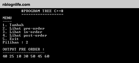 Tree pada C++ (Tree Awal) - nblognlife