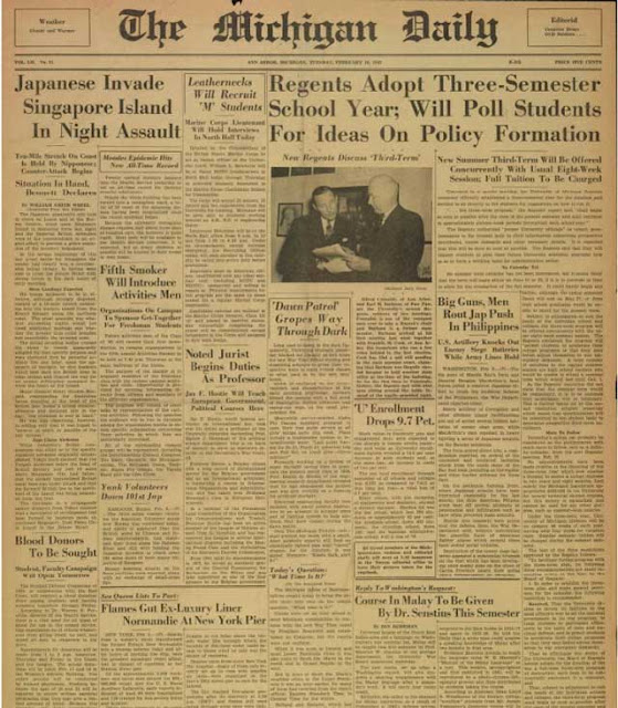 Michigan Daily, 10 February 1942 worldwartwo.filminspector.com