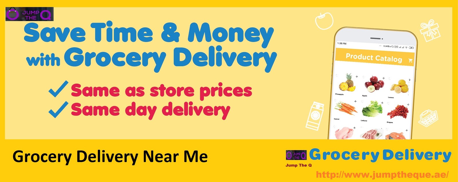 Online Grocery Shopping Offers Same Day Grocery Delivery