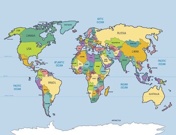 Printable World Map ~ Maps Capital