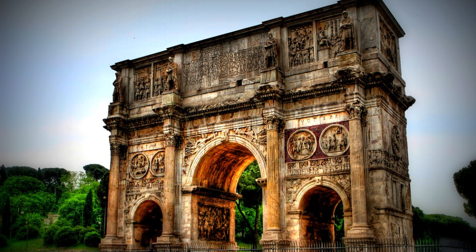 GEŢIA MAGNIFICA : ARCUL DE TRIUMF AL ÎMPĂRATULUI CONSTANTIN CEL MARE ...