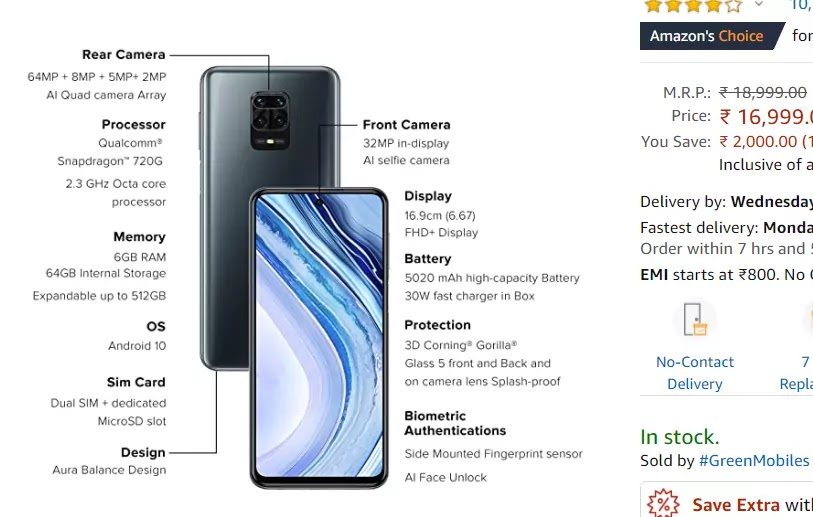 Best Smartphones Under 20000 in india