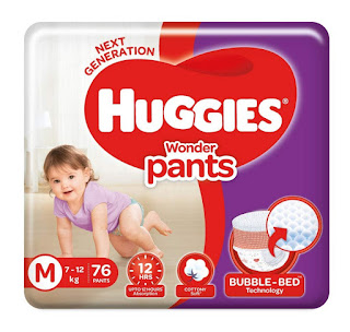 Huggies Wonder Pants Medium Size Diapers 76 Count.