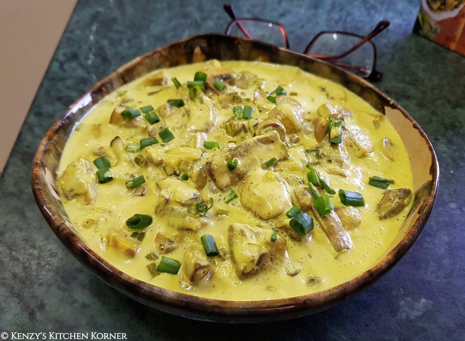 Kenzy's Kitchen Korner... Creamy Coconut Milk Mushroom Curry