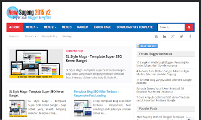 Update New Sugeng 2015 - Template SEO Fenomenal Mas Sugeng