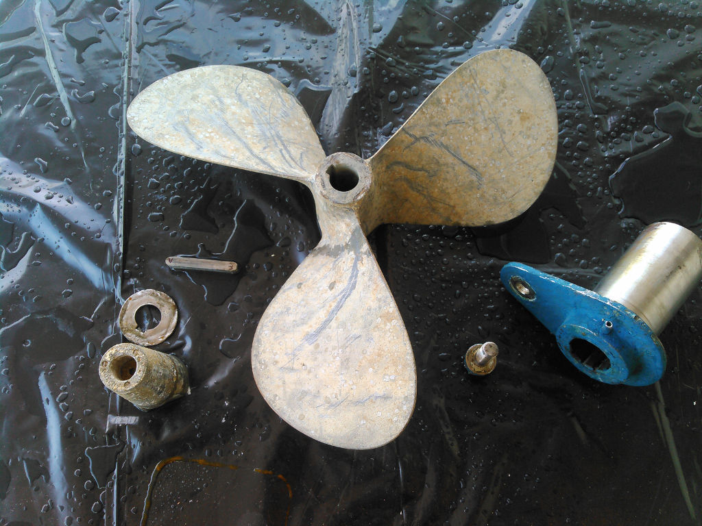 This Rat Sailed Removing The Cutlass Bearing or I Need To Work On