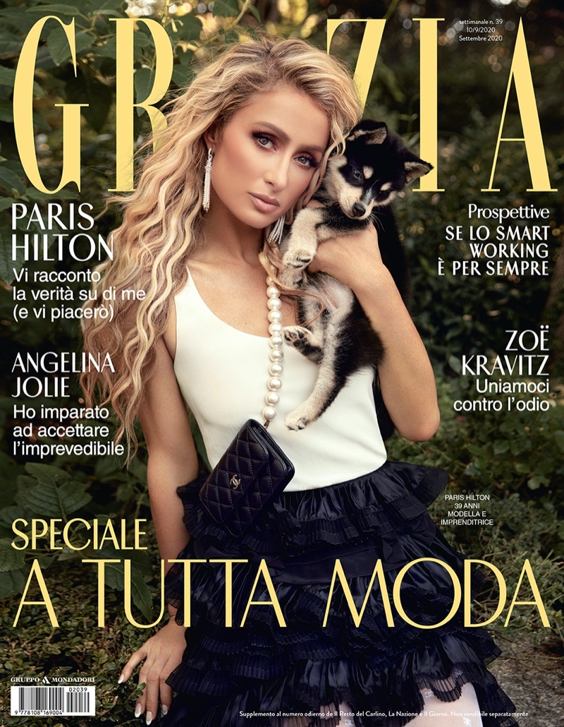 Hily Designs: Paris Hilton viste ropa de alta costura para Grazia Italia