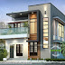 Small double storied 1624 sq-ft home contemporary style