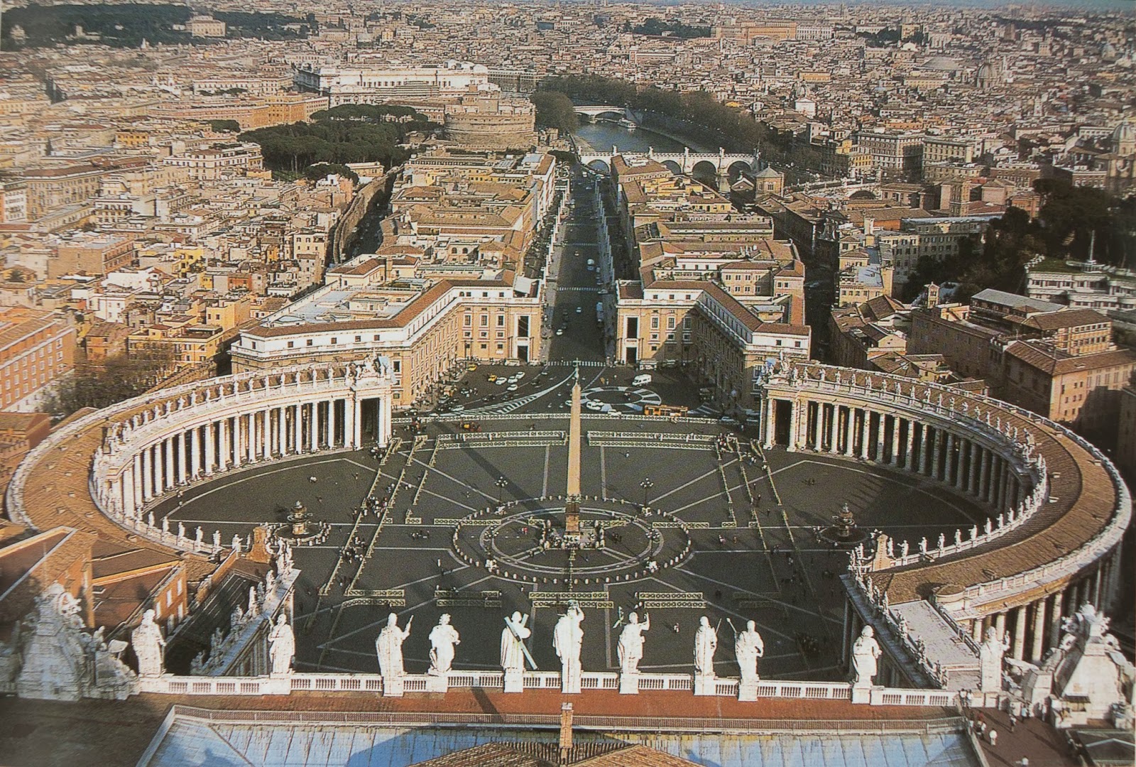 SAN PEDRO DEL VATICANO. PLAZA Y BALDAQUINO PLAZA DE SAN PEDRO DEL VATICANO