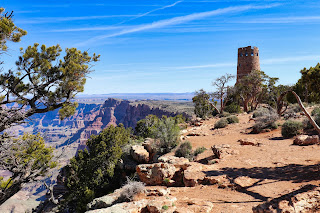 Tower on southside of Grand Canyon National Park. Photo by Jerry Yoakum.