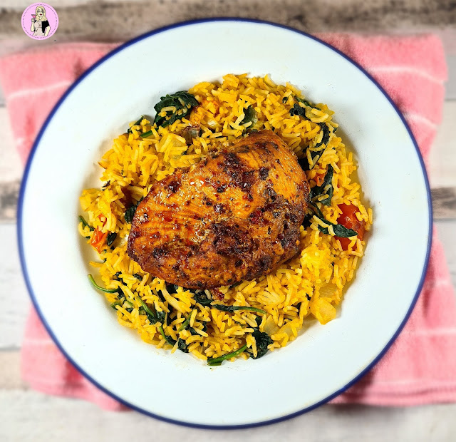 Cajun Chicken Breast & Rice Recipe | Slimming Friendly - Sugar Pink