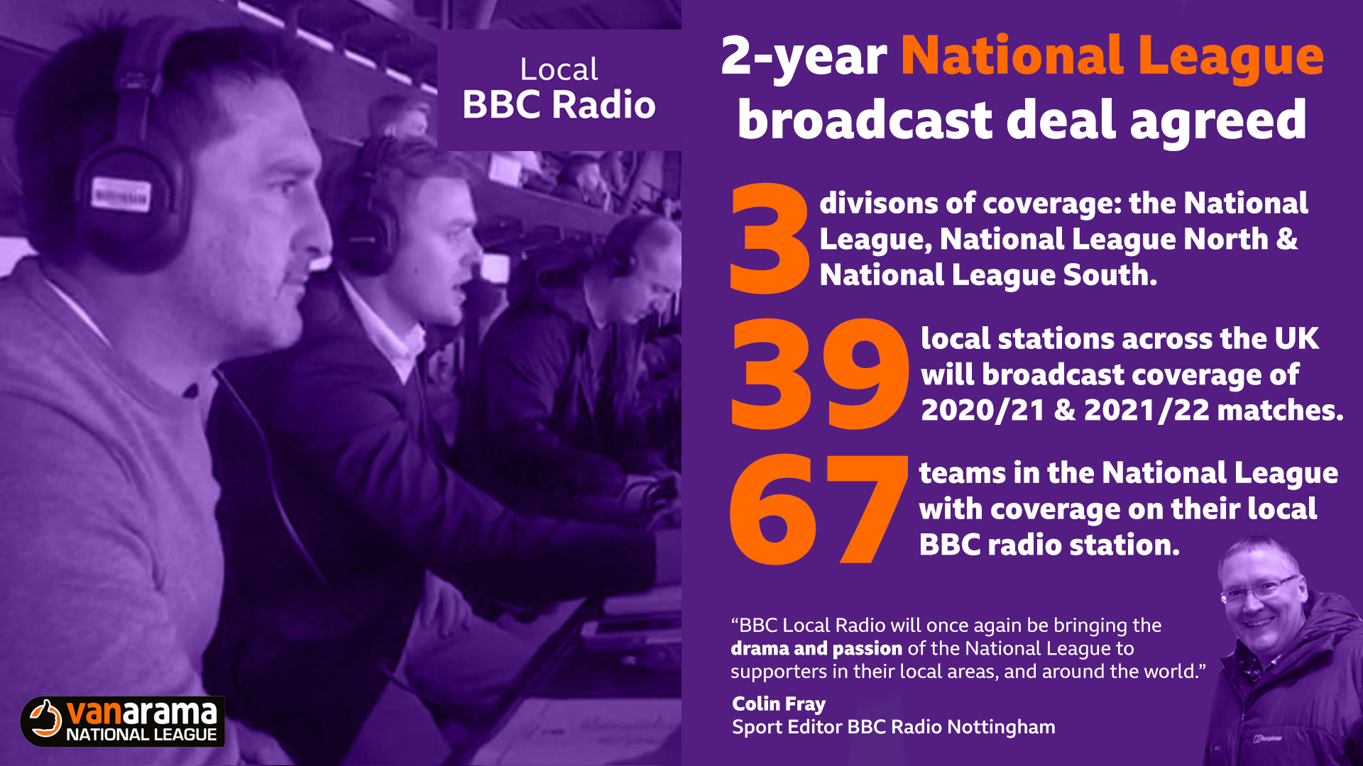 Bulls News BBC Local Radio Agrees Deal With National League
