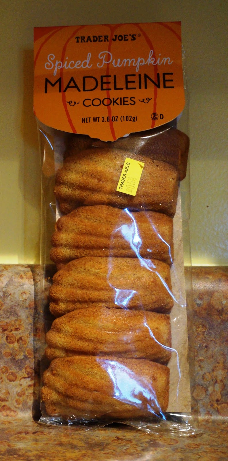 Exploring Trader Joe's Trader Joe's Spiced Pumpkin Madeleine Cookies