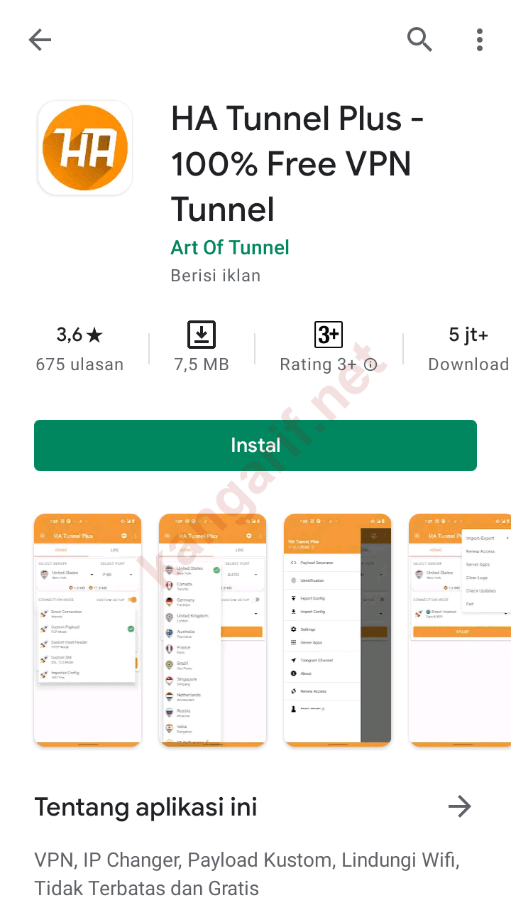 Cara Membuat Config HA Tunnel Plus