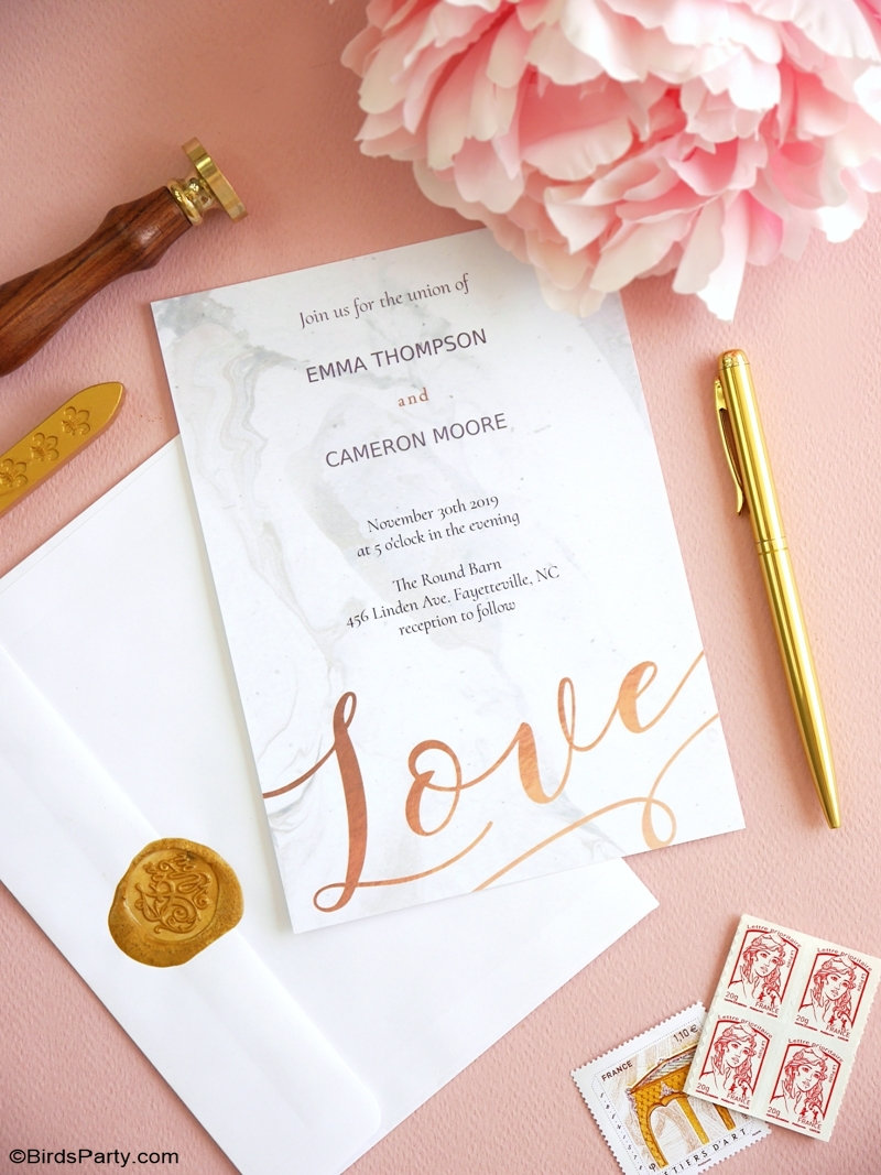 DIY Wedding Stationery & Decor Party Ideas Party Printables Blog