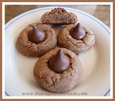 Caramel Peanut Butter Kisses | recipe developed by www.BakingInATornado.com | #recipe #cookies