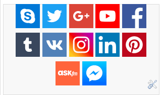 اضافة ايقونات التواصل الاجتماعي في بلوجر بشكل إحترافي مدونة الخلاصة