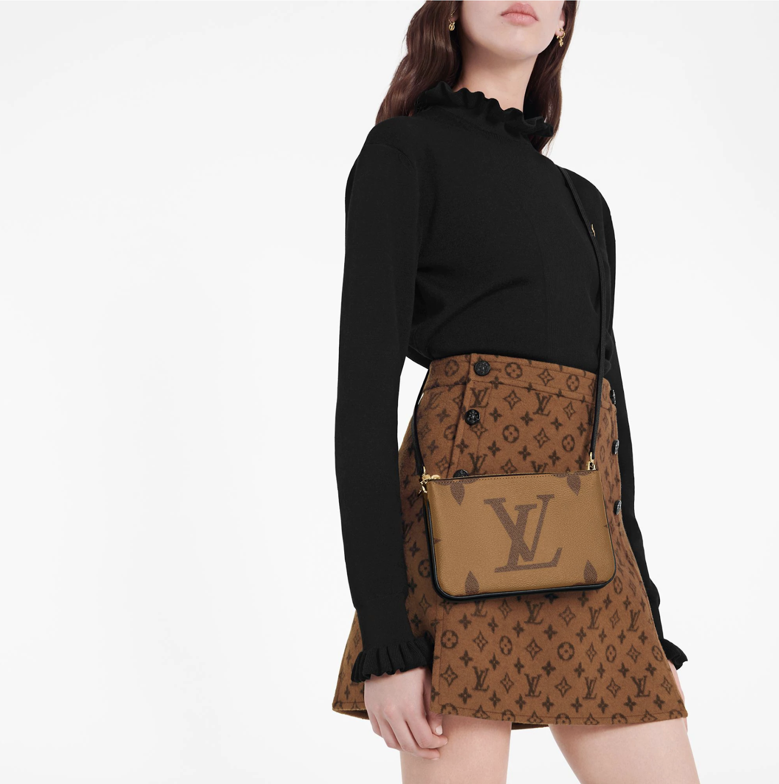 Louis Vuitton Double Zip Pochette REVIEW- What fits inside + Mod Shots 
