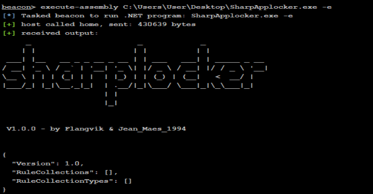 SharpAppLocker : C# Port Of The Get-AppLockerPolicy PS Cmdlet