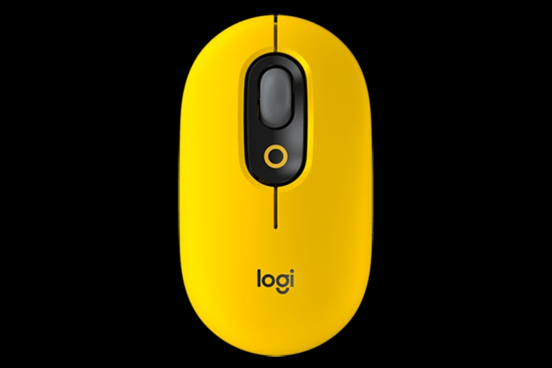 Chuột Logitech không dây POP MOUSE emoji Button (Wireless/Bluetooth) Vàng