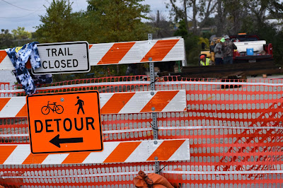 signs at construction zone