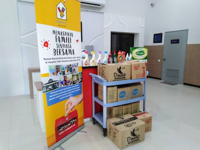 Aktiviti Wangikan Rumah Ronald McDonald HUSM Bersama Team AFY Haniff