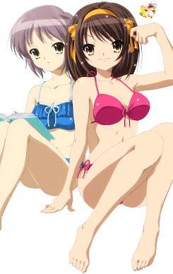 Suzumiya Haruhi no Yuuutsu - Nagato Yuki, Suzumiya Haruhi Render 3