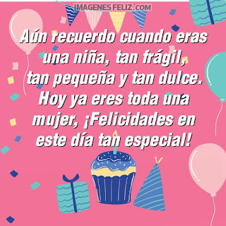 Imágenes feliz cumpleaños sobrina 15 años. Mensajes emotivos para este día tan especial