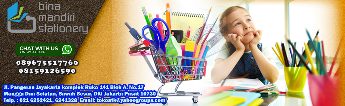 Distributor alat alat kantor & stationery sekolah lengkap