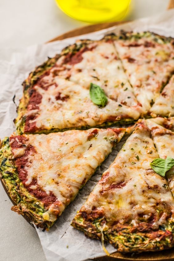 Zucchini Crusted Pizza THE COUNTRY FOOD