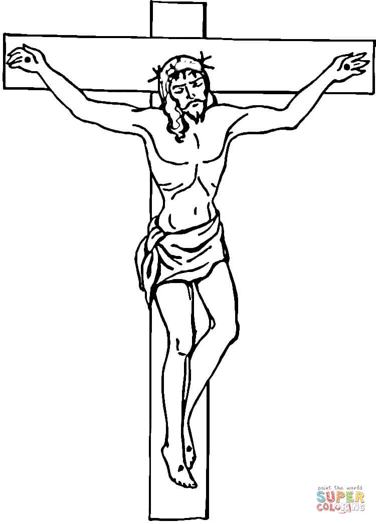 Coloring Pages Of Jesus On The Cross ~ Coloring Pages