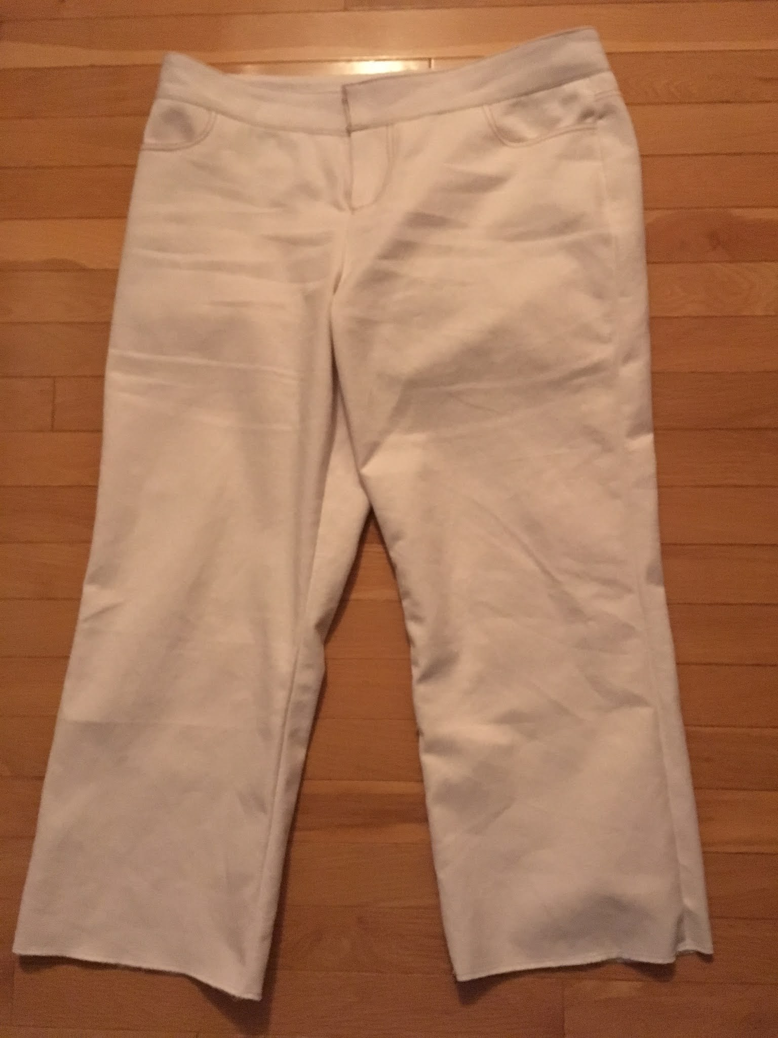 Sew Essentially Sew: White Jeans: Butterick 5682
